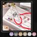 Buy 18 Bling Crystal Stethoscope Charms | Nurse & Vet ID Tags | Vibrant Colors for Accessories - Buy Online on SooperMarket.com