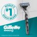 Gillette Mach3 Men's Razor + 12 Razor Blade Refills - Smooth Shave with 3 Blades - Buy Online on SooperMarket.com