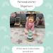 Personalized Mint Label Stacking Tower | Handmade Baby Wooden Toys for Birth & Baptism Gifts - Buy Online on SooperMarket.com
