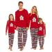 Ekouaer Christmas Matching Family Pajamas Sets Sleepwear Nightwear for Mens Womens Adults Kids Kids 6 Years Red 2