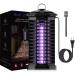 Electric Bug Zapper with LED Light LUUGUYI 4200V Mosquito Zapper Killer Electric Insect Fly Zapper Mosquito Trap No Odor & Chemicals Mosquito Lamp Bulb for Indoor & Outdoor