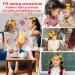 45Pcs Yellow School Girls Hair Accessories Kit - Bow Headband, Clips, Ponytail Holder - Birthday Gift Set for Girls - Buy Online on SooperMarket.com