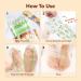 PUREDERM Exfoliating Foot Mask 3 Pack - Vegan Foot Peel for Soft, Cracked Heels with Papaya & Citrus Extracts - Buy Online on SooperMarket.com