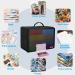 ENGPOW Fireproof Photo Storage Box with 16 Inner Cases - Portable Organizer with Lock for Photos - Collapsible & Multi-Colored - Includes 16 Colored 4 x 6 Photo Cases - Buy Online on SooperMarket.com