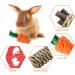 Fanshiontide 19 in 1 Bunny Chew Toys for Teeth - Rabbit Treats and Toys for Teeth - Timothy Hay Sticks, Loofah, Wood, Grass, Carrots, Corn - Ideal for Rabbit, Guinea Pig, Hamster, Chinchilla - Buy Online on SooperMarket.com
