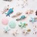 12-Piece Shell Pearl Starfish Hair Clip Set - Resin Alligator Hair Clips for Girls & Women - Buy Online on SooperMarket.com