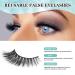 Sisily 3D Artificial Eyelashes with Glue - 10 Pairs Reusable Handmade Multipack | Course Black C-10 - Buy Online on SooperMarket.com