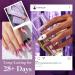 AZUREBEAUTY Dip Powder Nail Set - 6 Colors Fall Winter Purple Rose Red Glitter | DIY Salon Manicure Kit No Nail Lamp Needed - Buy Online on SooperMarket.com