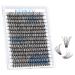 300 Pcs Individual Lashes Lash Clusters DIY Lash Extension Cluster Lashes that Look Like Eyelash Extensions Self Applicaton at Home Volume Dramtic Look(40D D-18mm) D-18mm 40D
