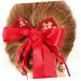 SEWACC elastic hair ties decor hair barrettes for girls hair ties girls hair ties with bows hair ties for girl hair bow hair rope bow hair ties elasticity bow tie girl child fabric - Buy Online on SooperMarket.com