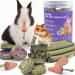 Erkoon 24 pieces 250g rabbits toys Timothy hay sticks carrots rose grass cake dental care molar chinchillas toys toy cake stuff for rabbits guinea pigs hamsters chinchilla
