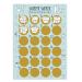 Nastami Advent Calendar to scratch off Advent Calendar A3 Christmas Calendar Scratch off Advent Calendar (WARM words)