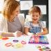 DAI Weaving Loom Kit for Kids and Adults - Potholder Loops Toys - Beginners Knitting Set with Metal Crochet Hooks - Ages 6-12 - Buy Online on SooperMarket.com