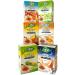 Dalgety Essential Wellness Herbal Infusion Tea Collection - 6 Flavours, 100% Natural & Caffeine Free (108 Teabags) - Slimline Peppermint, Lemongrass, Turmeric & Ginger, Chai Masala, Good Night Sleep - Buy Online on SooperMarket.com