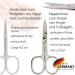 Buy Three Swords Genova 6-Piece Manicure Set | Premium Nail Care Kit in White Synthetic Leather Case | Scissors Clippers Tweezers & Glass Files - Buy Online on SooperMarket.com
