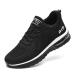 Lamincoa Womens Air Running Shoes Lightweight Women Sneakers Air Cushion Walking Tennis Shoes for Women 9 Black-a