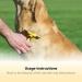 Thunderpaws Professional De-Shedding Tool for Dogs and Cats - Small to Large Breeds - Short or Long Hair - Yellow - Buy Online on SooperMarket.com