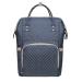 Caucko baby diaper bag with stroller hook multifunction nylon large capacity travel backpack for on the go with many compartments gray (KT01-4)