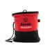 Seven Mountains Boulder accessories as a set or individually - for a particularly safe handle - black -red chalkbag with boulder brush made of bamboo and chalkball - the perfect equipment chalk bag