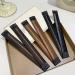 3-Piece Hair Bun Maker Set - Easy Snap Roll Nets for Women & Kids - French Twist Styling Tool - Brown - Buy Online on SooperMarket.com