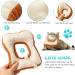 Frienda 2-Piece Adjustable Cat E-Collar | Cute Toast Neck Cone Collar for Kittens and Cats - Buy Online on SooperMarket.com