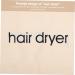 Gogogmee 2pcs Hair Dryer Storage Bag Toiletry Hair Dryer Dust Bag Pouches Store Blowdryer Bag Fabric Beige - Buy Online on SooperMarket.com