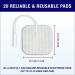 Syrtenty TENS Unit Pads 2x2 20pcs - Reusable Electrode Patches for Electrotherapy - Buy Online on SooperMarket.com