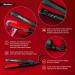 MONDAVA Professional Ceramic Tourmaline Flat Iron Hair Straightener - Dual Voltage Digital Technology, Straighten & Style Wild Hair in Under 8 Min | Ionic Technology | CLASSIC - Buy Online on SooperMarket.com