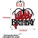 Stranger Birthday Cake Topper for Kids - Black Glitter Cartoon Themed Party Supplies - Buy Online on SooperMarket.com