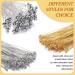 250-Piece Head Pin Set for Jewelry Making - 200x 2 22 Gauge Ball Head Stick Pins, 50x 2.1 21 Gauge Antique Silver Headpins for Earrings Crafts - Buy Online on SooperMarket.com