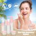 Buy Noideeer 18-Piece Silicone Travel Bottle Set - TSA Approved for Shampoo & Lotion - Pink with Labels & Transparent Bags - Buy Online on SooperMarket.com