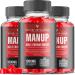 (3 Pack) ManUp Gummies ManUp Advanced Strength and Overall Healthy Lifestyle Support Supplement Gummy ManUp Maximum Performance and Confidence Supplement Formula Reviews (180 Gummies)