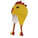 LANGZHEN Toddler Kids Infant Winter Hat Earflap Knit Warm Cap Fleece Lined Beanie for Baby Boys Girls 2-4 Years Chicken - Yellow