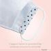 Dance Pattern Washable Mask - 100% Cotton 2-Layer Oeko-Tex Certified Nose Bracket & Filter Bag - Kids & Adults - White Black Dots - International Shipping Available - Buy Online on SooperMarket.com