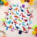 NUOBESTY Baby Security Tag Blanket - Dinosaur Pattern Taggy Blanket for Newborns - Buy Online on SooperMarket.com