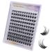 MAEXUS Lash Clusters DIY Eyelash Extensions 120 Clusters Natural Look Lashes C D Curl Mega Volume Wispy Individual Lashes Eyelash Clusters(0.07D C D W11L 8-16mm MIX)