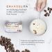 Chandelita Coffee Aroma Candle - Enhance Focus & Well-Being with Light Rum Scent - International Shipping - Buy Online on SooperMarket.com