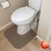 Resilia Rounded Commode Potty Training Mats - Super-Absorbent 2-Pack Universal Bathroom Protector Pads for Kids, Tan - Buy Online on SooperMarket.com
