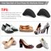 Adjustable Soft Sponge Shoe Fillers | Big Toe Plug Inserts for High Heels | Unisex Foot Pain Relief | Black, 2 Pairs - Buy Online on SooperMarket.com