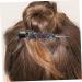 minkissy clips Metal rhinestone hair barrette crocodile skin alligator hair clip Miss - Buy Online on SooperMarket.com
