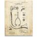 Medical Doctor Surgeon Stethoscope Patent Poster Art Print Hearing Aid Device Nurse Gift College University 11x14