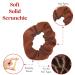 Set of 2 Camel Brown Hair Ties - Stylish & Durable Hair Accessories for All Hair Types - Buy Online on SooperMarket.com