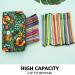 Canvas Lparkin Spring Pencil Case - Forest Animals Motif Zippered Gadget & Makeup Bag | Perfect Gift for Men & Women - Buy Online on SooperMarket.com