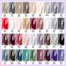 Lavender Violets 42-Piece Gel Nail Polish Set with Top Coats - Fall/Winter UV LED Gel Shades C958 - Buy Online on SooperMarket.com