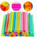 50 Pcs Colorful Jumbo Smoothie Straws - Disposable Plastic Boba Straws - Buy Online on SooperMarket.com