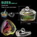 AORAEM 2PCS Nail Tips Art Dappen Dish with Lid - Glass Crystal Cup for Acrylic Liquid Powder - Professional and Home Use - Heart Shape - Buy Online on SooperMarket.com
