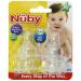 Nuby 4-Pack Standard Neck Fast Flow Nipples One Size