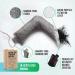 AirClear Bamboo Charcoal Shoe Deodorizer Bags - 4 Pack 3.5oz/100g | Natural Fresh Air Purifier for Shoes, Bags & Clothes | Eliminate Odors & Harmful Particles | Grey Color - Buy Online on SooperMarket.com