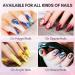 Senvenski Nail Foil Glue Gel Set - 7.3ml x2 Transfer Gel for Nail Art Stickers, Soak Off Formula - DIY Manicure Kit TB007 - Buy Online on SooperMarket.com