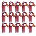 Pack of 15 ER17/33 3.6V 1600mAh 2/3A Battery ER17 33 Battery for PLC Industrial Control Battery with 2-Pin Brown Plug Non Rechargeable